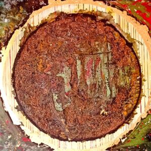 Kondrit festett vonal gyűrűvel